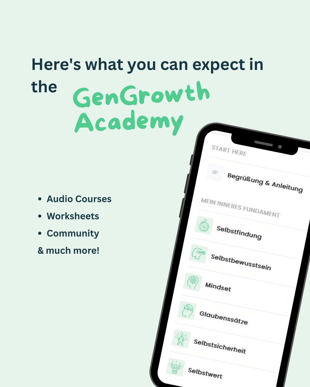 GenGrowth post: what's inside the academy